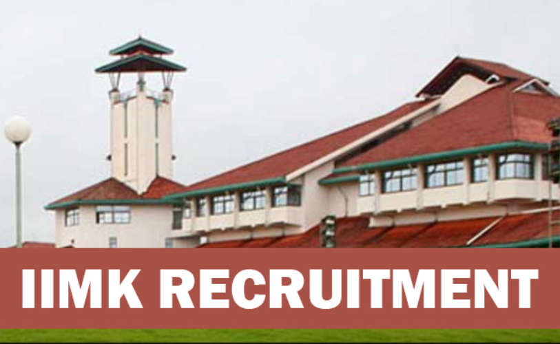 office admin job vacancy under iimk apply before june 9