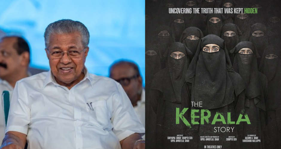 pinarayi vijayan slams doordarshan announcement to telecast the kerala story