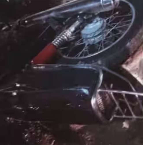 A 19-year-old man lost control of his bike and hit a post