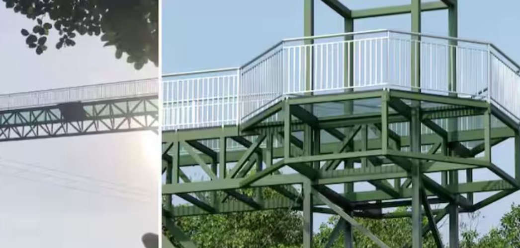 The mystery of the crack in the glass bridge
