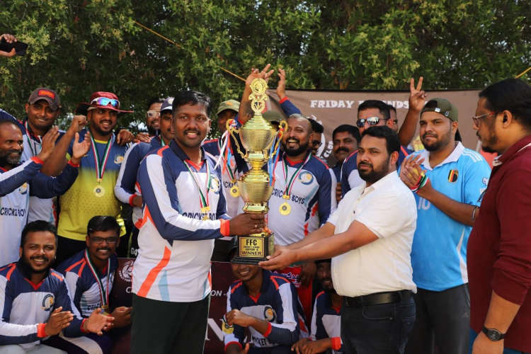 Cricket Boys Team won the Cricket League Season 6 organized by FFC (Friday Friends Club).