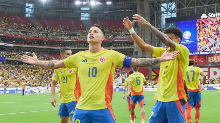 copa america second semi final Columbia won