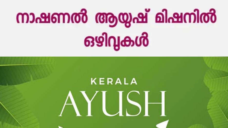 mts job in national ayush mission palakkad apply