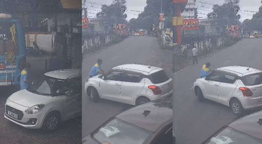 kannur police officer arrested for tried to kill petrol pump worker