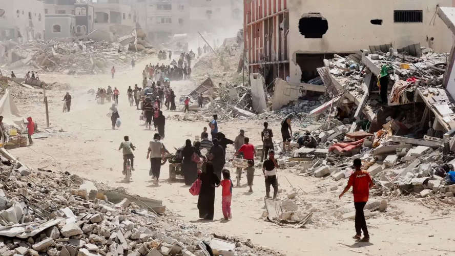 Israeli Army Withdraws from Khan Younis After 9 Days of Bombardment 300 Palestinians Killed