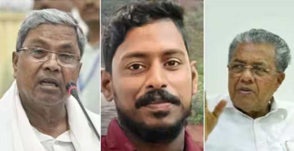 Efforts Needed to Locate Arjun Kerala Chief Minister Pinarayi Vijayan Sends Letter to Karnataka