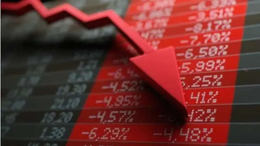 indian stock market down