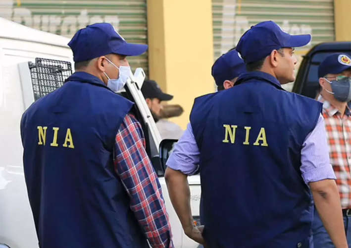 nia conducting a raid at the residence of Maoist leader Murali Kannampilly in Kochi