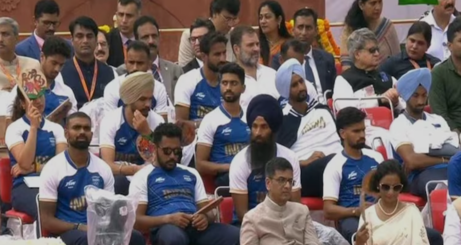 Rahul Gandhi Seated in the Back Rows at Independence Day Event Sparks Protocol Controversy