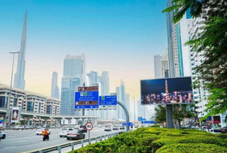Dubai has released new guidelines for roadside advertising