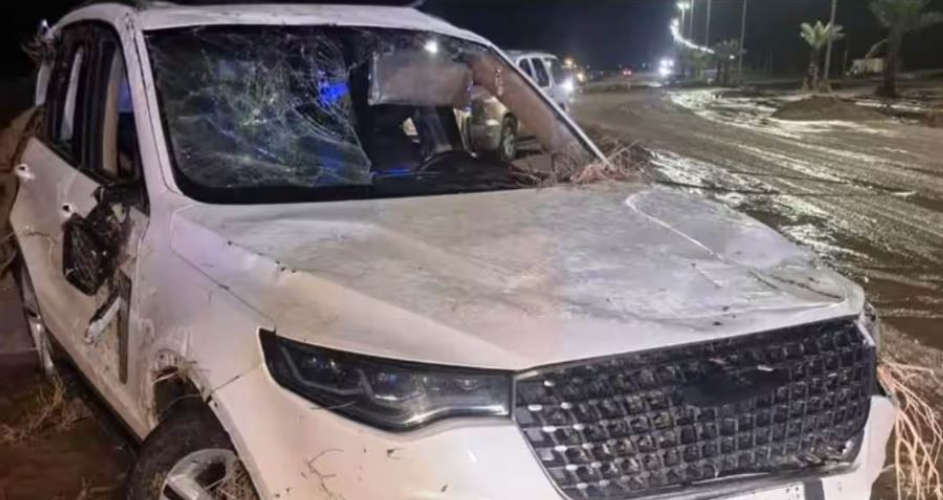 A school principal his wife and 2 daughters died when their vehicle sank in the rain in Saudi Arabia
