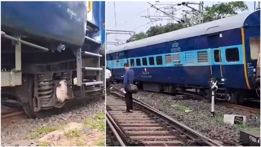 two coaches of indoor jabalpur somanath express derailed