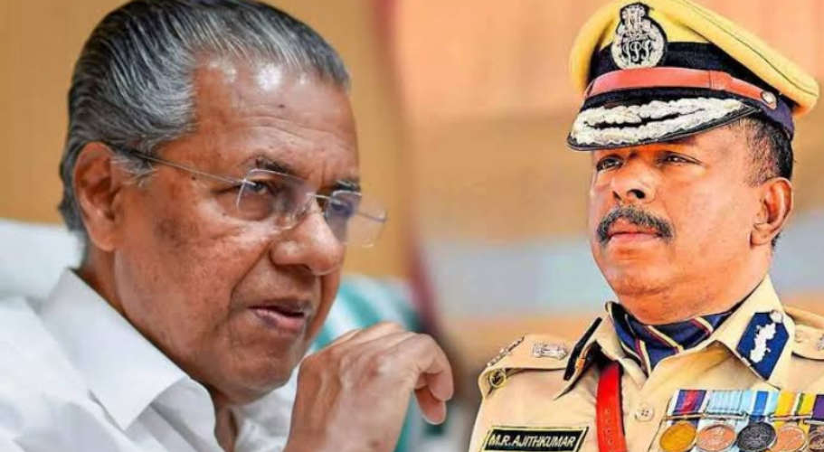 cm pinarayi vijayan not respond yet on the allegations on adgp rss leaders meet