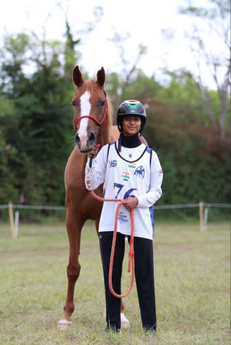 Malayali Star Nida Anjum Chelat Makes History at FEI World Endurance Championship