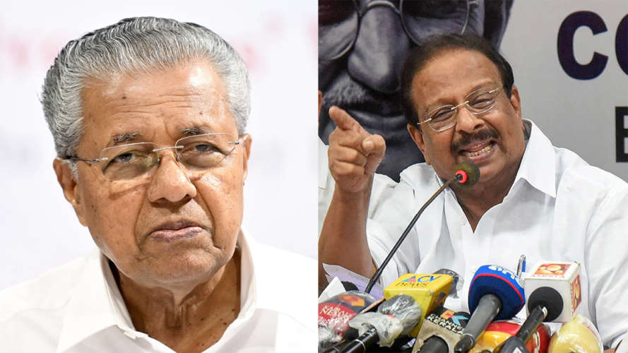 kpcc president k sudhakaran Central Government protects the Chief Minister without implicating him in any case