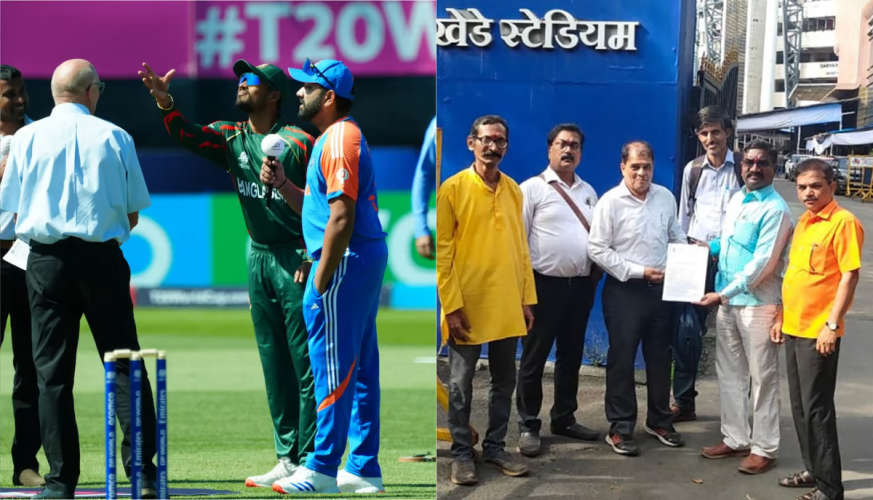 India-Bangladesh cricket series should be cancelled Hindutva organizations raised threats A letter was sent to the BCCI and the Prime Minister