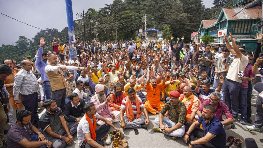 BJP and Hindutva Groups Face FIR for Violent Protests Near Mosque in Shimla
