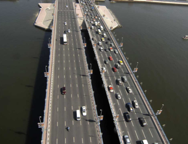 maintenance Al Maktoum Bridge will be closed at night till January 16