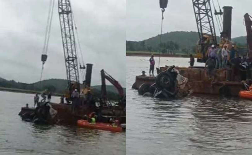 The rope broke Arjuns lorry could not land The mission will continue tomorrow