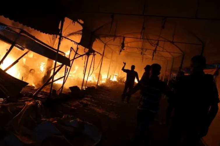 Israeli Shelling Continues in Gaza Heavy Attack on Refugee Tent at Al-Aqsa Martyrs Hospital