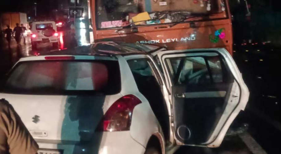 Five passengers died in a collision between a car and a lorry in Palakkad