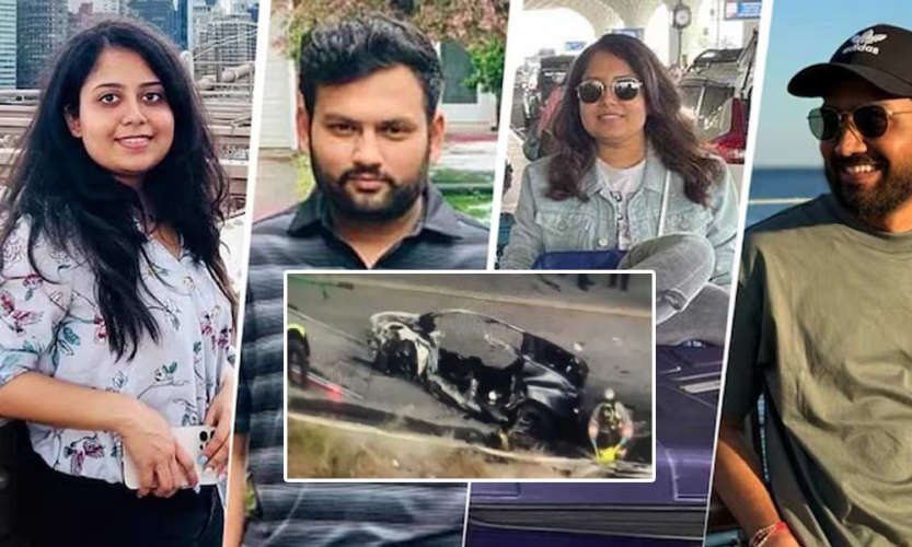 Four Gujarati natives died after Tesla car crashed into divider in Canada and caught fire