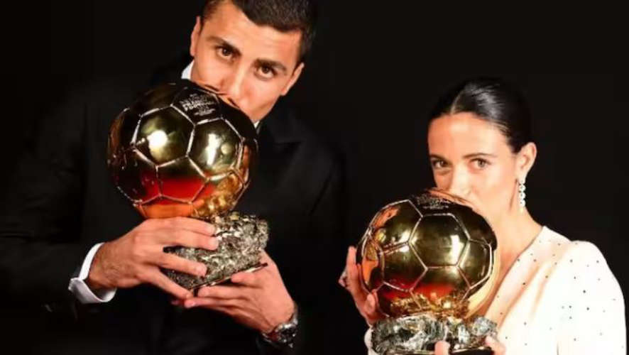 Ballon dOr 2024 Spains Rodri Wins Best Male Player Aitana Bonmat Clinches Best Female Player