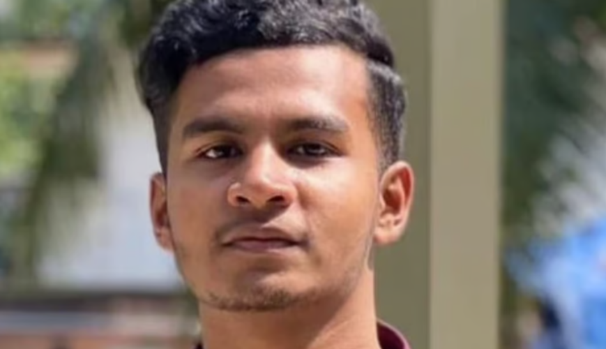 The student died after cutting his wrist and jumping into the river
