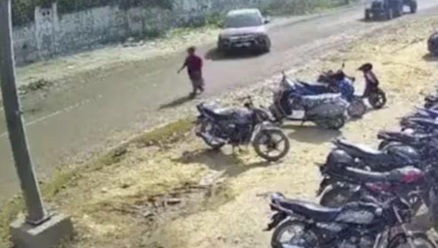 A girl died after being hit by a car driven by a 17-year-old boy in Greater Noida