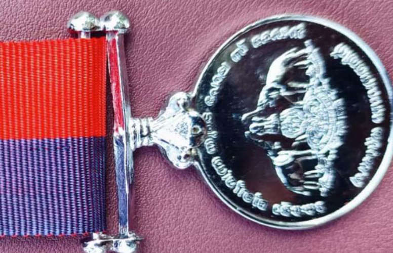 Spelling error in police medals distributed on Language Day