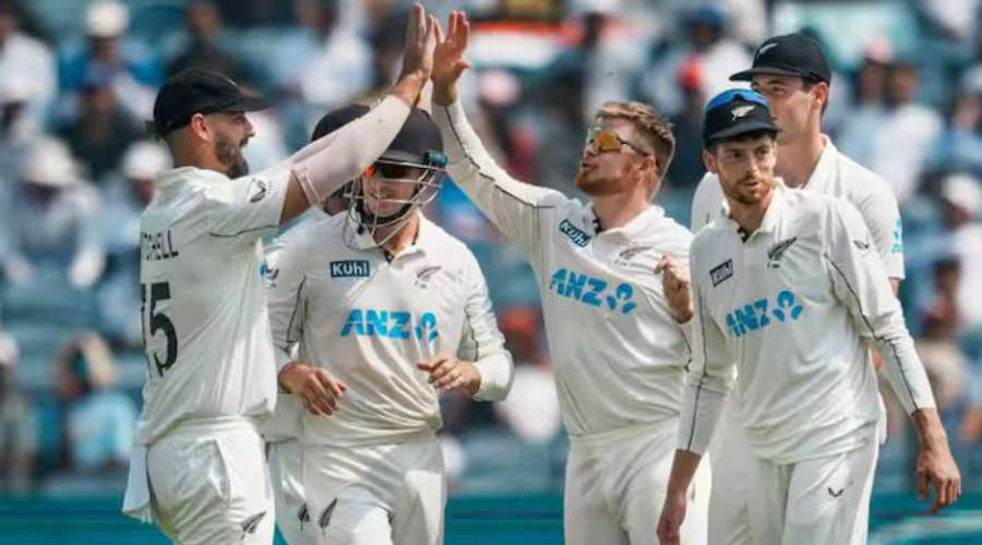 India Suffers Clean Sweep Against New Zealand in Test Series