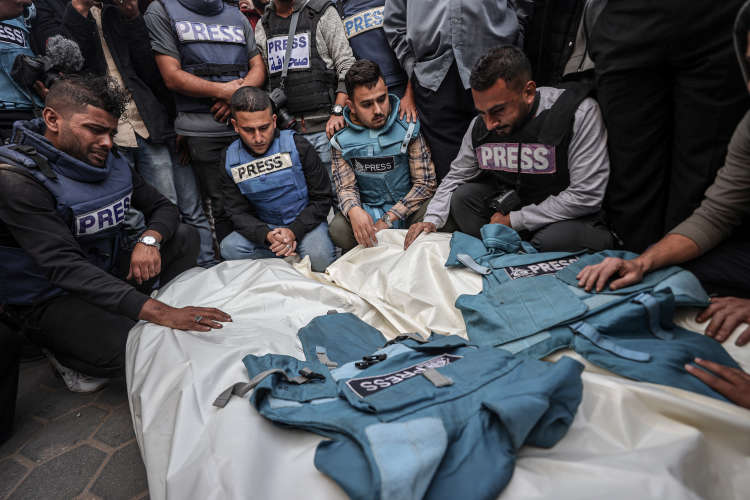 Palestinian Press Union Reports Over 180 Journalists Killed in Gaza by Israel Urges Global Action