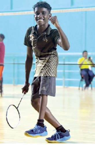 School sports fair Jyotish shines in badminton