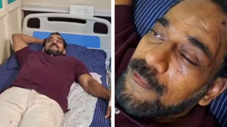 College teacher beaten up in Vadakara Severe rib and eye injuries