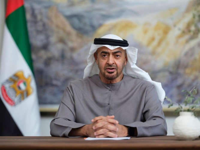 COP29 Summit UAE President Sheikh Mohamed bin Zayed Al Nahyan in Azerbaijan