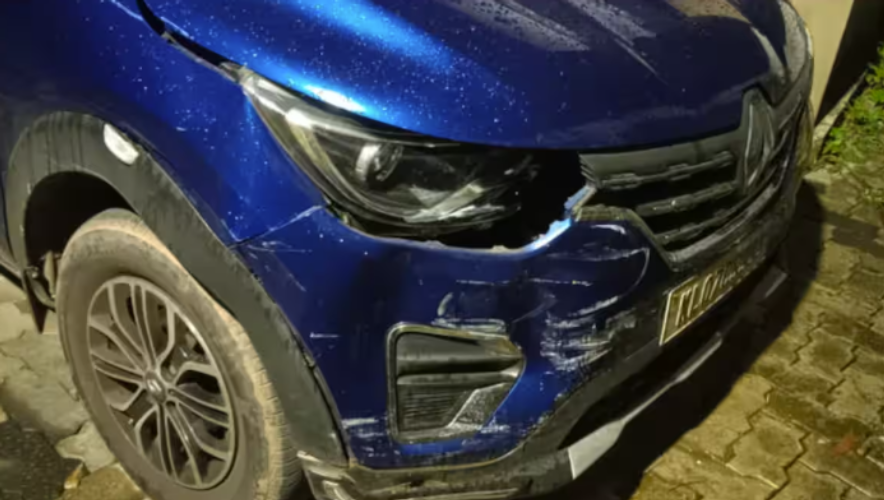 The info park employee was injured when the car driven by the SI hit the locals said that the SI was under the influence of alcohol