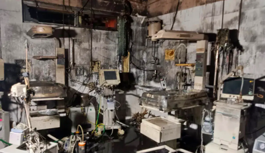 10 Newborns Killed In UP Hospital Fire Efforts On To Save 16 Others