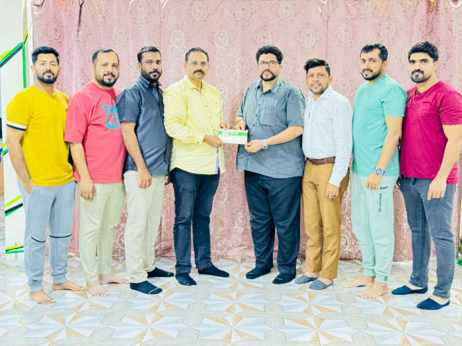 The relief fund was handed over
