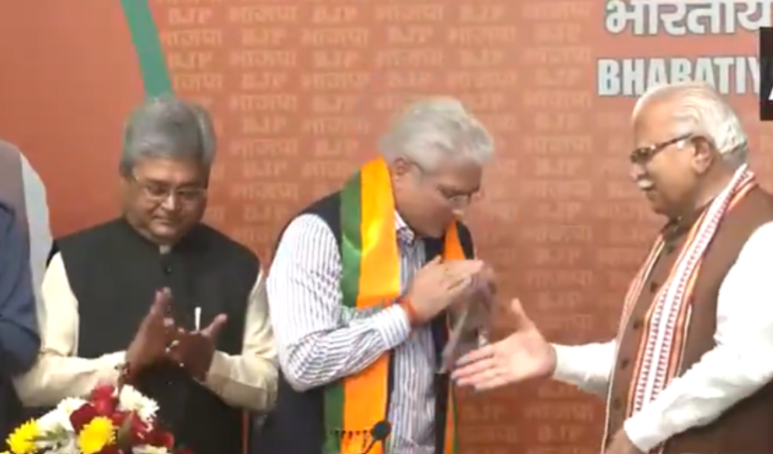 Delhi Transport Minister Kailash Gehlot Joins BJP After Resigning from AAP