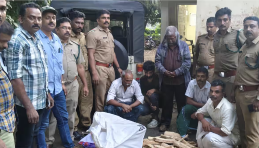 Ex-cop Thunderbolt nabbed with stolen sandalwood The investigation reached the main link