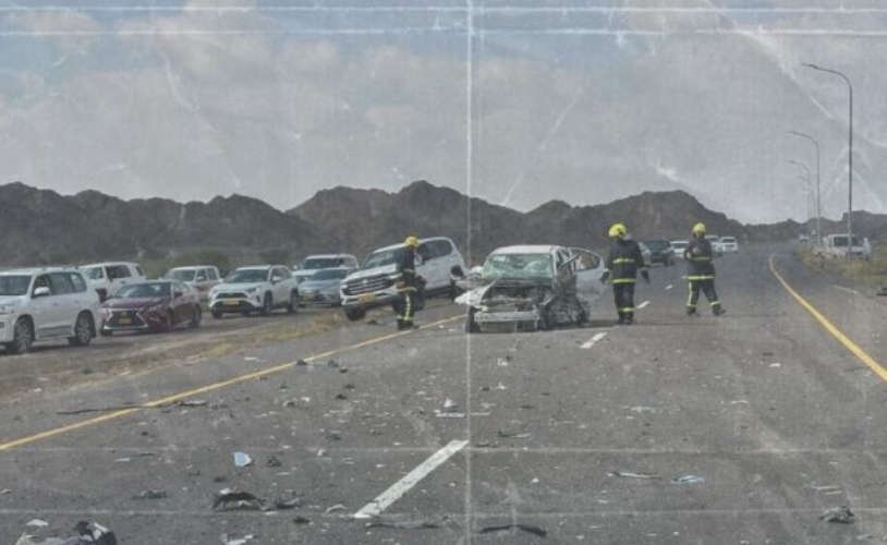 Al Mudhaibi Oman Vehicle Accident 2 Dead 22 Injured