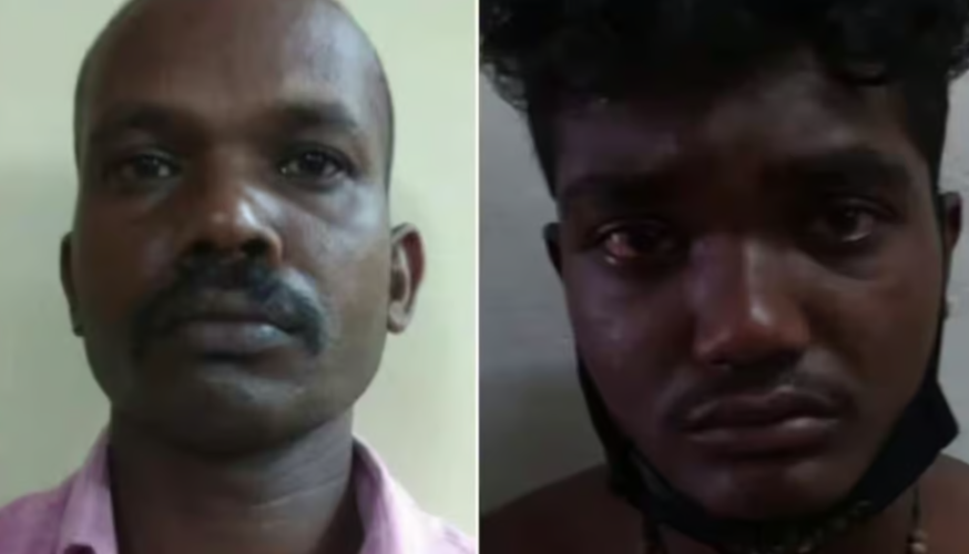 Theft by father and son Son caught by police cardamom worth Rs 3 lakh stolen