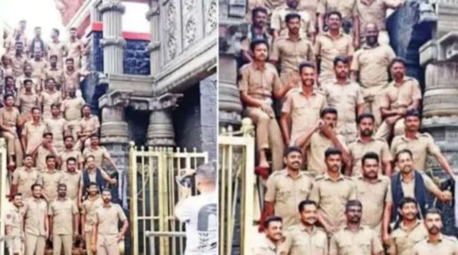 sabarimala-controversial-photo-shoot-by-police-men