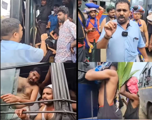 Fact Check Was Ayyappa devotees detained This is the truth behind the viral video
