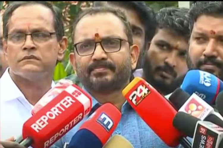 k-surendran-warns-media-fake-news-bjp-rift