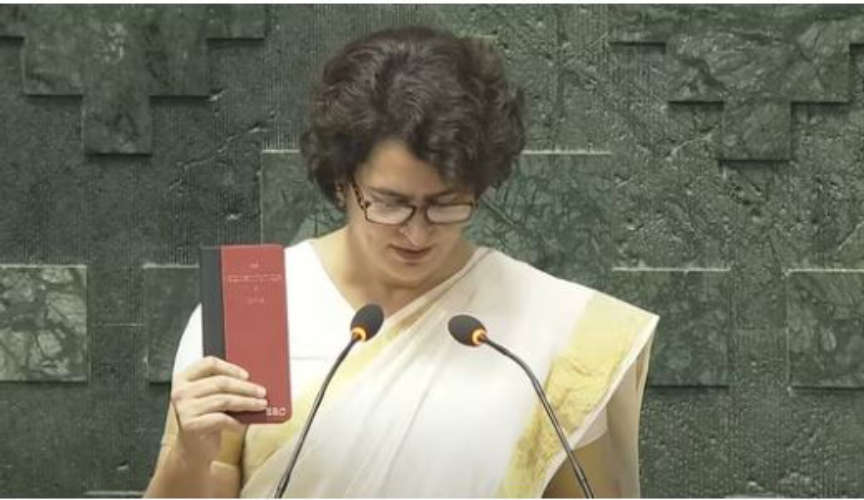 Priyanka Gandhi Takes Oath as Wayanad MP Strengthening INDIA Bloc in Parliament