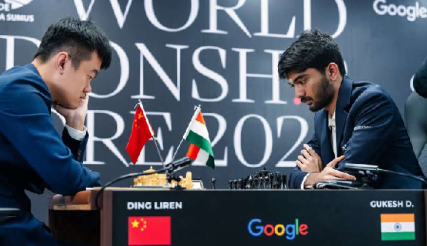 Gukesh Holds Ding Liren to a Draw in World Chess Championship