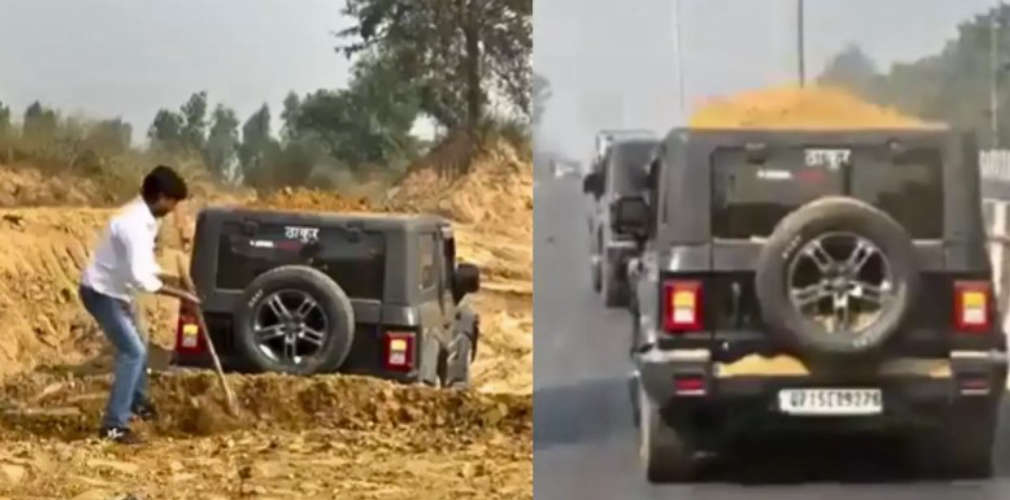 Exercise on dirt roads over Thar in Uttar Pradesh The video went viral but failed