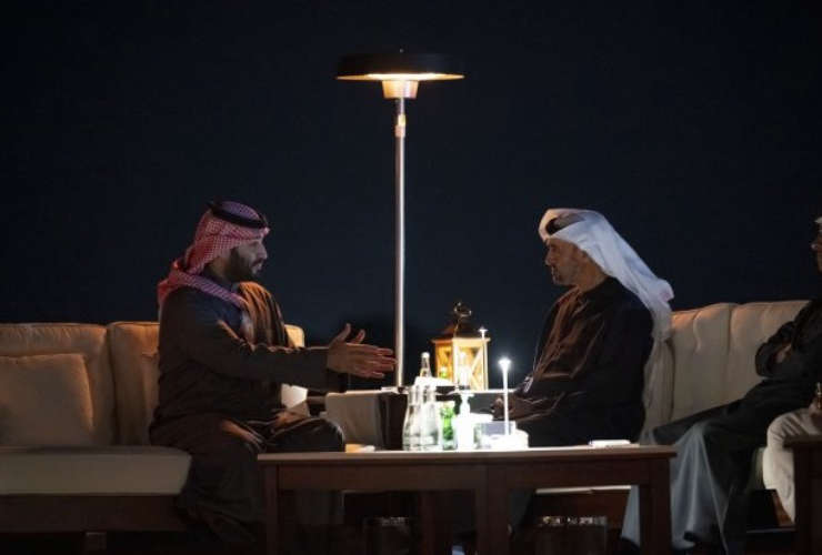 UAE President Meets with Saudi Crown Prince for Bilateral Talks