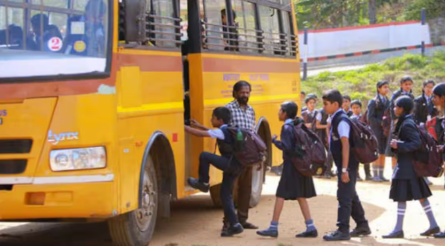 Re-inspection of fitness of all school buses in the state